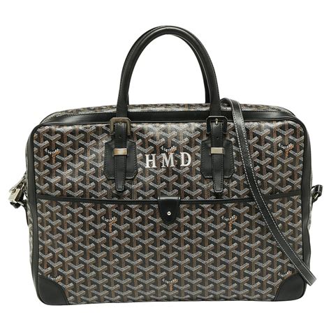 goyard leather briefcase|goyard briefcase for men.